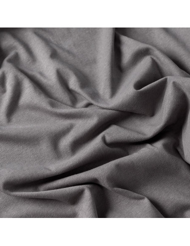 DREAMY PREMIUM Prześcieradło jersey z gumką, szerokość 90 x wysokość 200cm, kolor 003 ciemny szary 100033