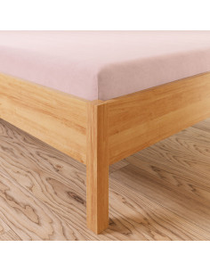 DREAMY PREMIUM Prześcieradło jersey z gumką, szerokość 160 x wysokość 200cm, kolor 014 jasny różowy 100033