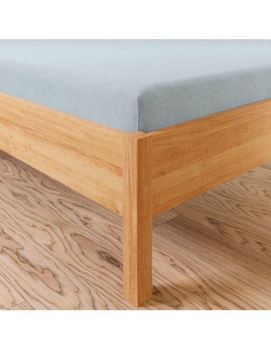 DREAMY PREMIUM Prześcieradło jersey z gumką, szerokość 90 x wysokość 200cm, kolor 015 niebieski 100033