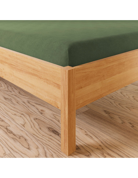 DREAMY PREMIUM Prześcieradło jersey z gumką, szerokość 120 x wysokość 200cm, kolor 016 szarozielony 100033