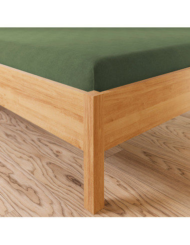 DREAMY PREMIUM Prześcieradło jersey z gumką, szerokość 140 x wysokość 200cm, kolor 016 szarozielony 100033