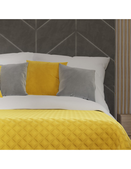VELVI Poszewka dekoracyjna, 40x40cm, kolor 009 żółty VELVI0