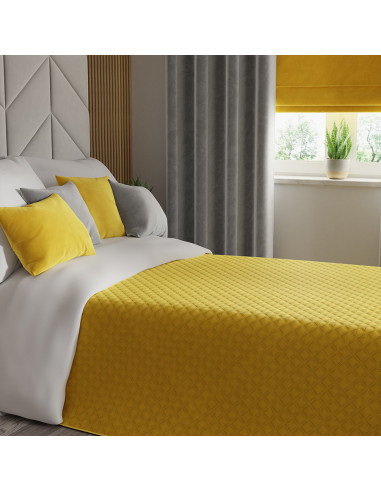 VELVI Poszewka dekoracyjna, 40x40cm, kolor 009 żółty VELVI0