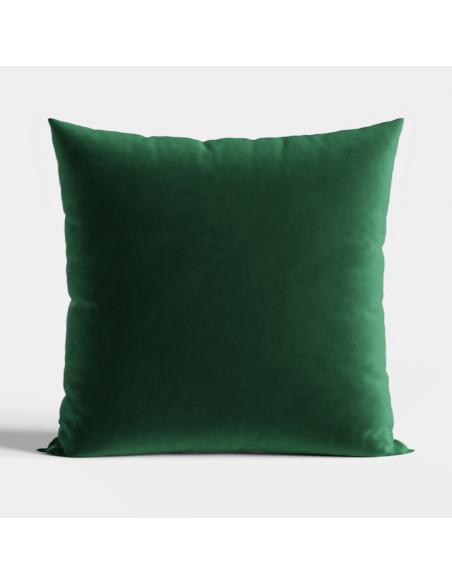 VELVI Poszewka dekoracyjna, 40x40cm, kolor 010 ciemny zielony butelkowy VELVI0