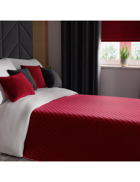 VELVI Poszewka dekoracyjna, 40x40cm, kolor 043 czerwony VELVI0