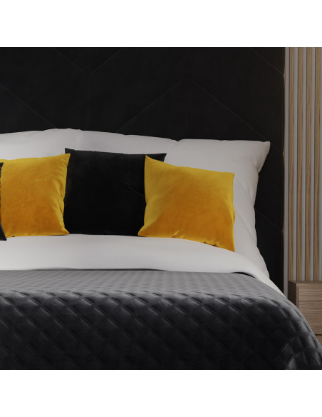 VELVI Poszewka dekoracyjna, 40x40cm, kolor 111 czarny VELVI0