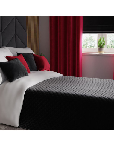 VELVI Poszewka dekoracyjna, 40x40cm, kolor 111 czarny VELVI0