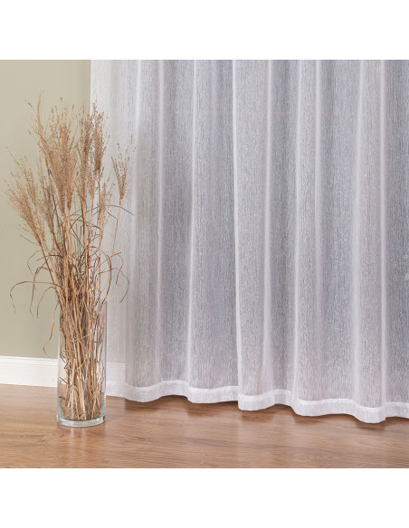 Firana gotowa na taśmie, 300x250 cm, kolor 001 biały 400001