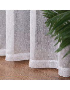 Firana gotowa na taśmie, 300x250 cm, kolor 001 biały 400001