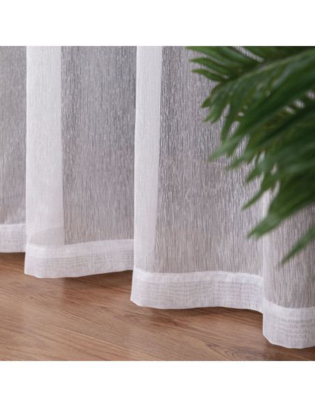 Firana gotowa na taśmie, 300x250 cm, kolor 001 biały 400001