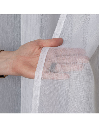 Firana gotowa na taśmie, 300x250 cm, kolor 001 biały 400001