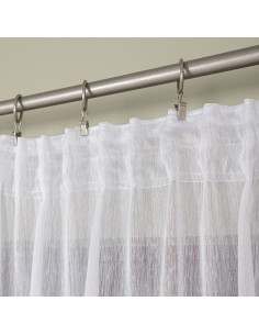 Firana gotowa na taśmie, 300x250 cm, kolor 001 biały 400001 2