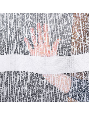 WIKTORIA Firanka żakardowa gotowa na prosto, szerokość 200 x wysokość 250cm, kolor 001 biały 018352