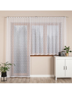 EVA Firanka żakardowa gotowa, szerokość 140 x wysokość 250cm, kolor 001 biały 146065