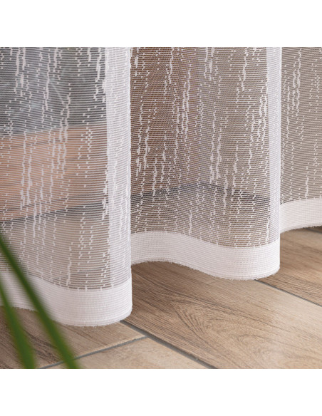 EVA Firanka żakardowa gotowa, szerokość 140 x wysokość 250cm, kolor 001 biały 146065