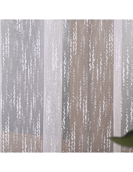 EVA Firanka żakardowa gotowa, szerokość 140 x wysokość 250cm, kolor 001 biały 146065