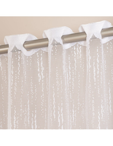 EVA Firanka żakardowa gotowa, szerokość 140 x wysokość 250cm, kolor 001 biały 146065