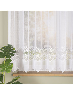 MODESTA Firanka żakardowa gotowa, szerokość 400 x wysokość 160cm, kolor 001 biały 017173 2