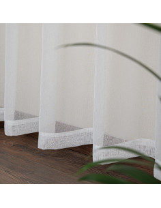ETAMINA Firana gotowa na taśmie, szerokość 140 x wysokość 250cm, kolor 001 biały FG0003
