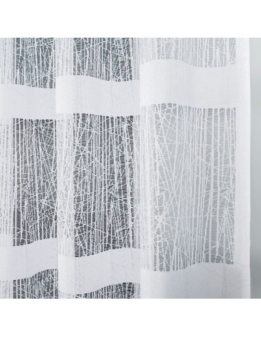 WIKTORIA Firanka żakardowa gotowa na prosto, szerokość 410 x wysokość 160cm, kolor 001 biały 018352