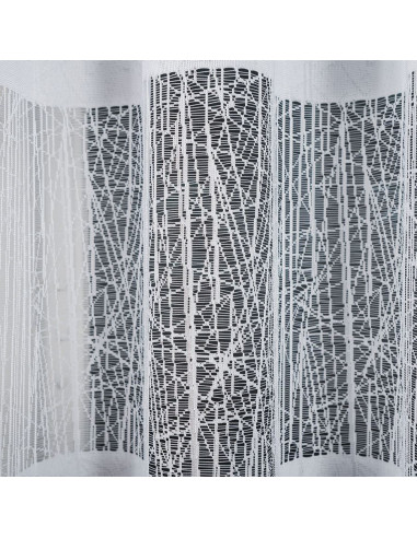 WIKTORIA Firanka żakardowa gotowa na prosto, szerokość 410 x wysokość 160cm, kolor 001 biały 018352