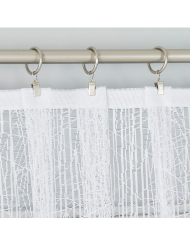 WIKTORIA Firanka żakardowa gotowa na prosto, szerokość 410 x wysokość 160cm, kolor 001 biały 018352