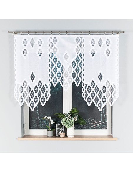 OTTO  Panel żakardowy gotowy, szerokość 160 x wysokość 120cm, kolor 001 biały 019332