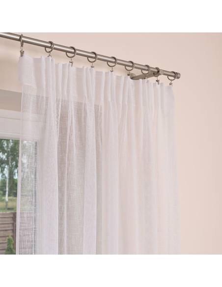 INEZ Firanka gotowa, szerokość 145 x wysokość 245cm, kolor 001 biały 017756