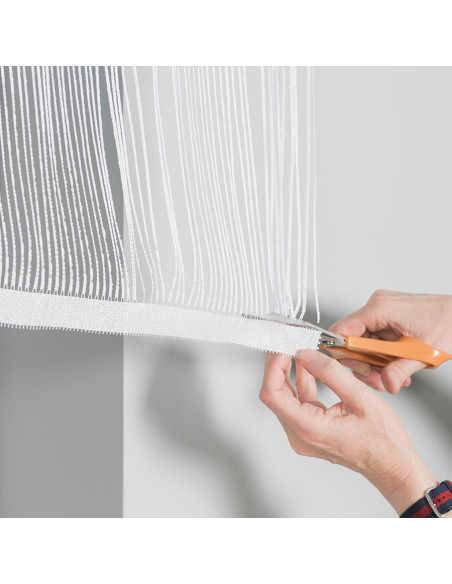 MAHIKA Makrama żakardowa gotowa, szerokość 160 x wysokość 90cm, kolor 001 biały 001475