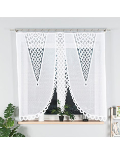 ERYKA Panel żakardowy gotowy, szerokość 160 x wysokość 160cm, kolor 001 biały 019371