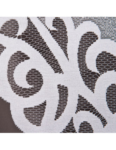 ARUN Panel żakardowy gotowy, szerokość 90 x wysokość 250cm, kolor 001 biały ARUN00