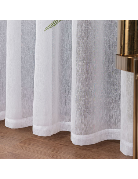 Firana gotowa na taśmie, 140x250 cm, kolor 001 biały 400001