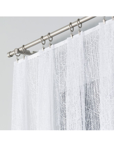 WIKTORIA Firanka żakardowa gotowa na prosto, szerokość 310 x wysokość 160cm, kolor 001 biały 018352