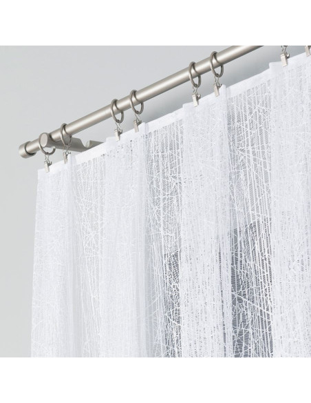 WIKTORIA Firanka żakardowa gotowa na prosto, szerokość 310 x wysokość 160cm, kolor 001 biały 018352