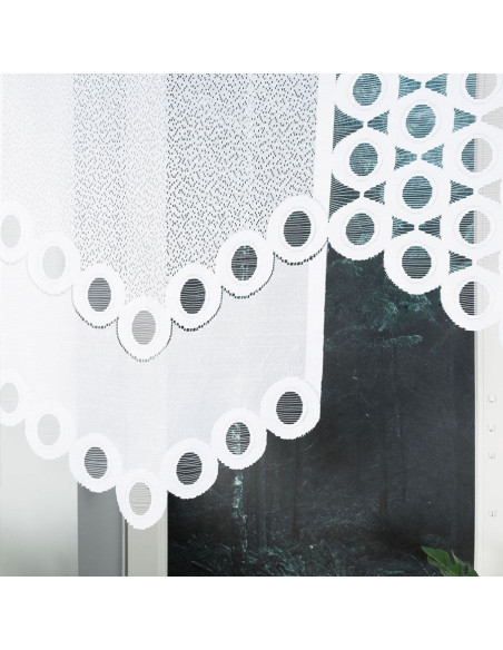 DIASKIA Panel żakardowy gotowy, szerokość 160 x wysokość 120cm, kolor 001 biały 019327