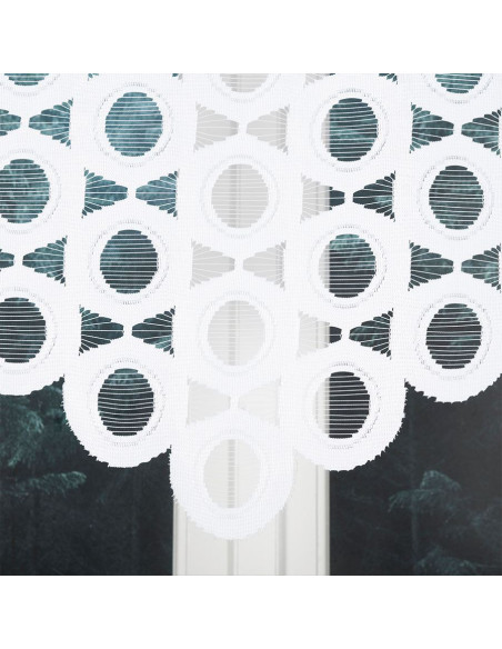 DIASKIA Panel żakardowy gotowy, szerokość 160 x wysokość 120cm, kolor 001 biały 019327