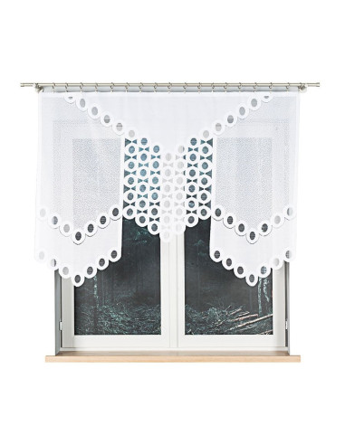 DIASKIA Panel żakardowy gotowy, szerokość 160 x wysokość 120cm, kolor 001 biały 019327