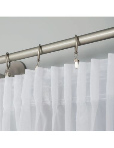 WOAL · Firanka gotowa z taśmą marszczącą · 140x230 cm · kolor biały