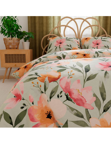 FLORALIS Komplet pościeli z bawełny satynowej 160x200cm 100103