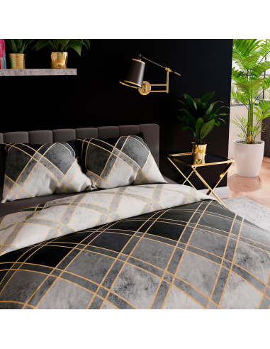 CINDERA Komplet pościeli z bawełny satynowej 160x200cm 100101