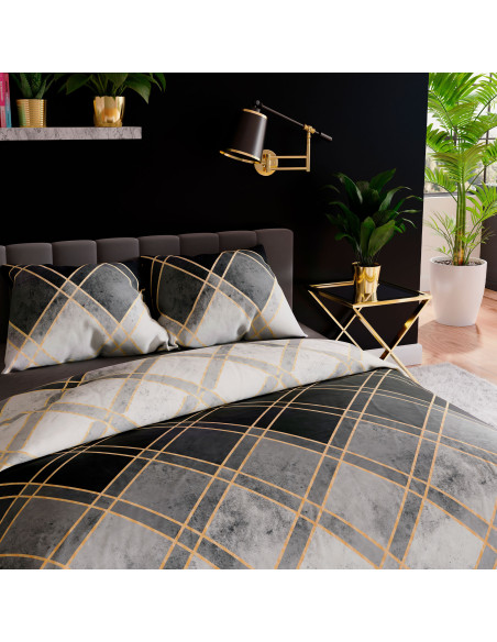 CINDERA Komplet pościeli z bawełny satynowej 160x200cm 100101