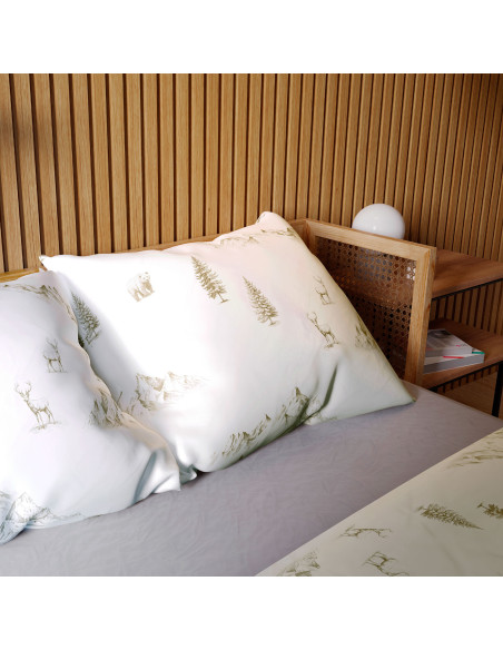 MOKOSZ Komplet pościeli z bawełny satynowej 160x200cm 100106