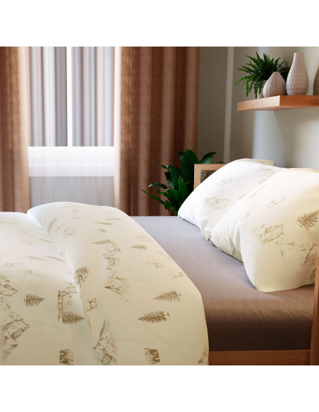 MOKOSZ Komplet pościeli z bawełny satynowej 160x200cm 100106