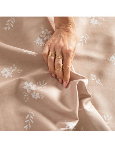 VELORA Komplet pościeli z bawełny satynowej 160x200cm 100105