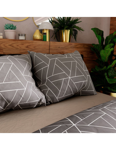 ZEFIRA Komplet pościeli z bawełny satynowej 220x200cm 100107