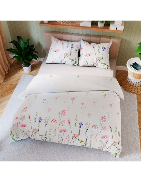 ZALURA Komplet pościeli z bawełny satynowej 220x200cm 100102