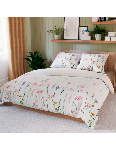 ZALURA Komplet pościeli z bawełny satynowej 220x200cm 100102