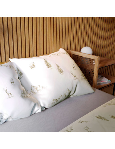 MOKOSZ Komplet pościeli z bawełny satynowej 220x200cm 100106