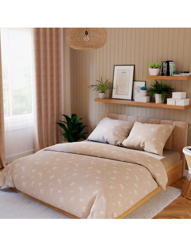 VELORA Komplet pościeli z bawełny satynowej 220x200cm 100105