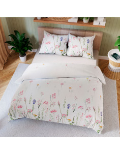 ZALURA Komplet pościeli z bawełny satynowej 160x200cm 100102 2